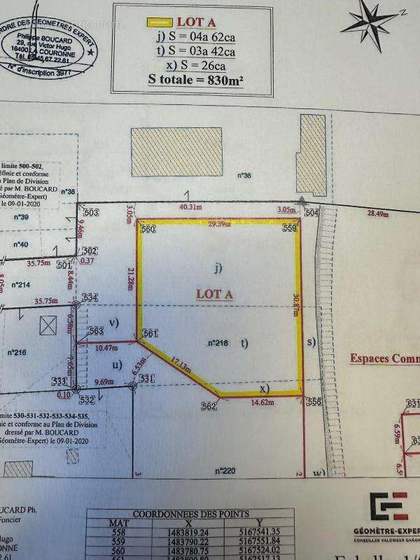 Terrain à ANGOULEME