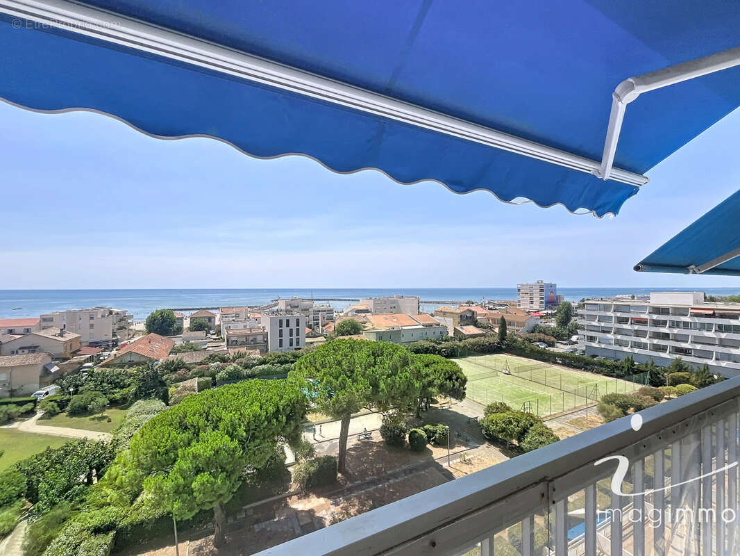 Dans residence avec piscine et tennis studio dernier etage pleine vue mer - photo 7