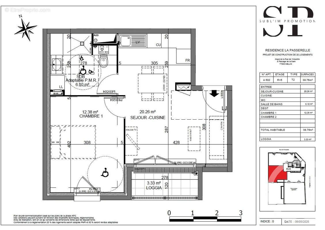 Appartement à MELUN