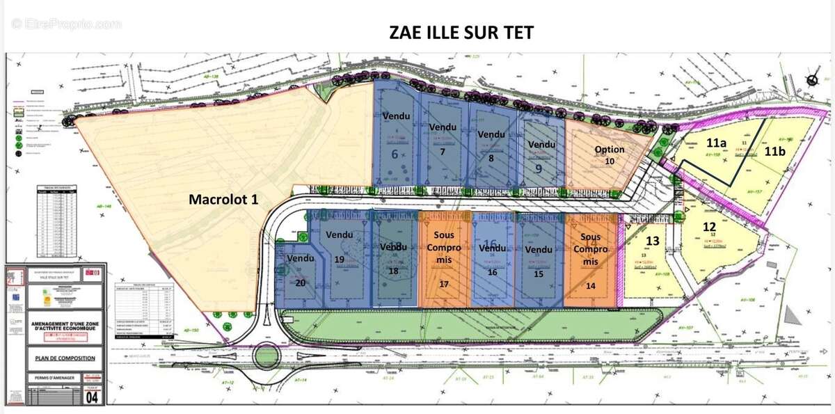 Dpt Pyrénées Orientales (66), à vendre ILLE SUR TET terrain constructible 9600m², plat, vaibilisé - photo 2