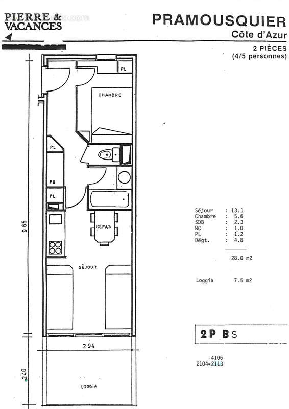 Appartement à LE LAVANDOU