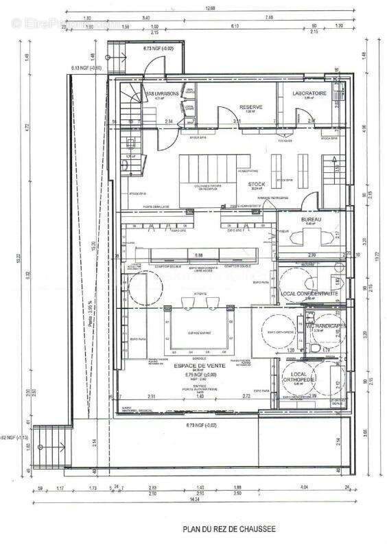 Local commercial de 139m² avec habitation au dessus - photo 2