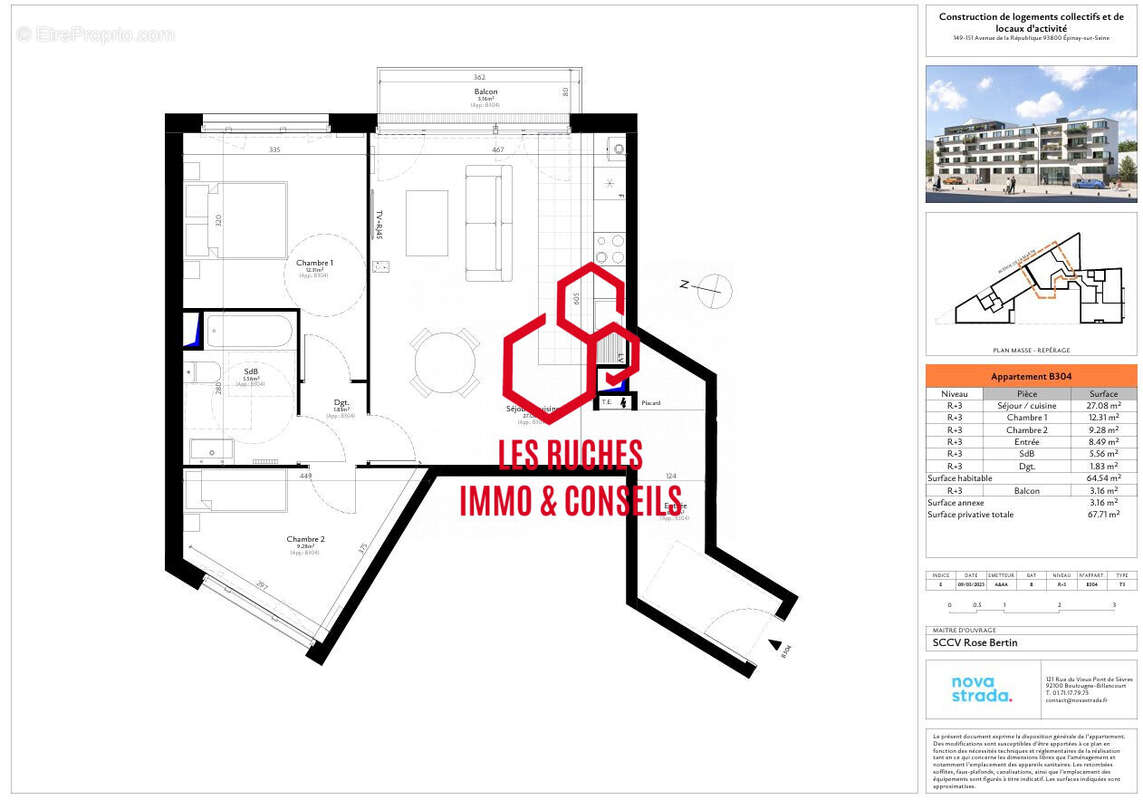 Appartement à EPINAY-SUR-SEINE