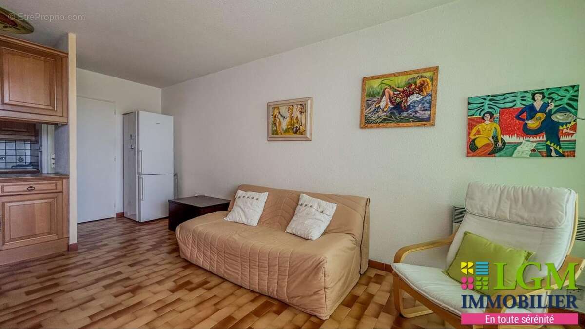Appartement t2 de 50m² en rez de jardin piscine et garage - photo 6