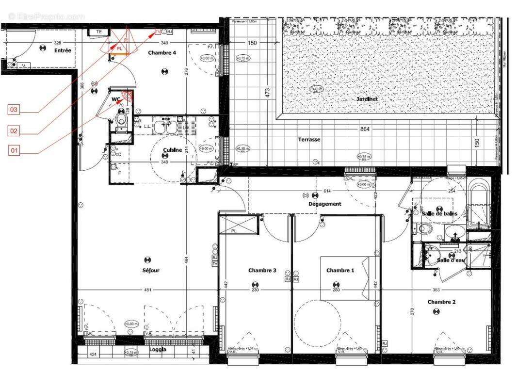 Appartement à COLOMBES