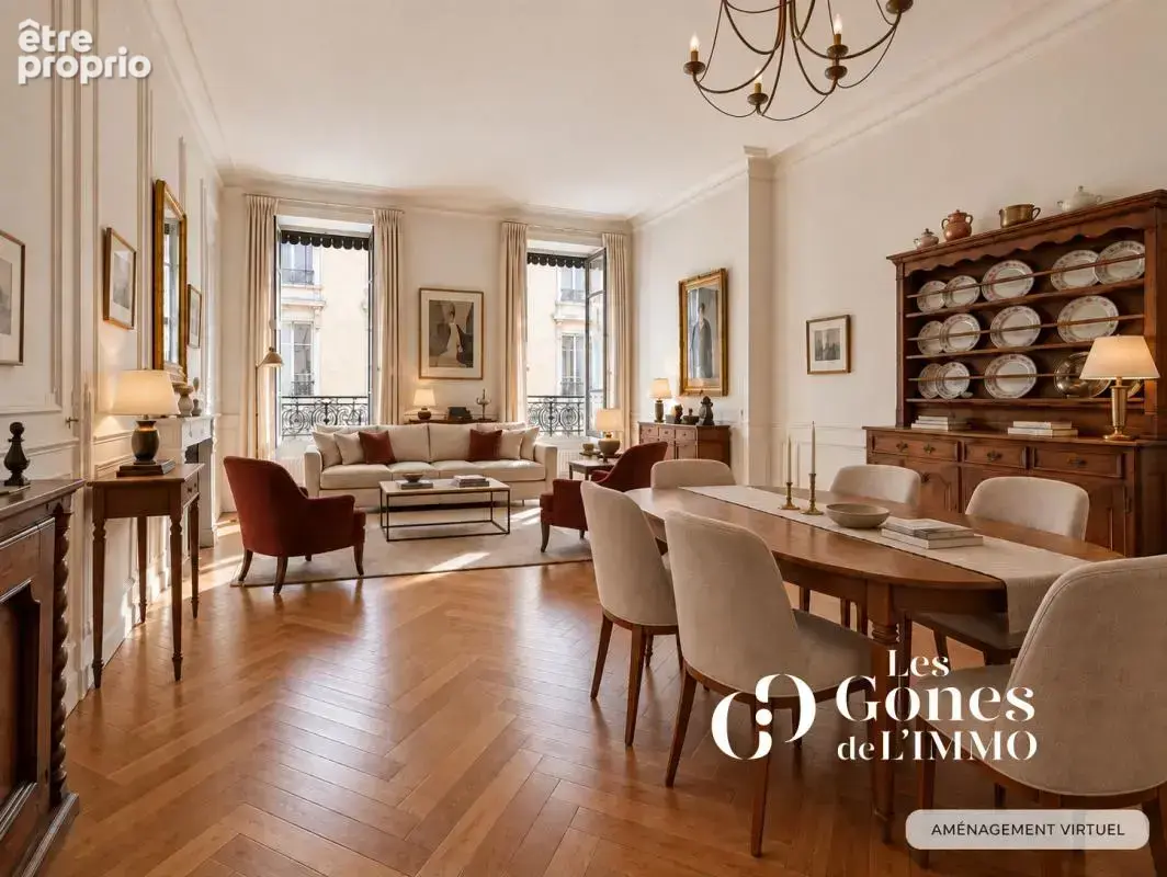 Fénelon  appartement haussmannien 103,62 m2   2/3 chambres - photo 8