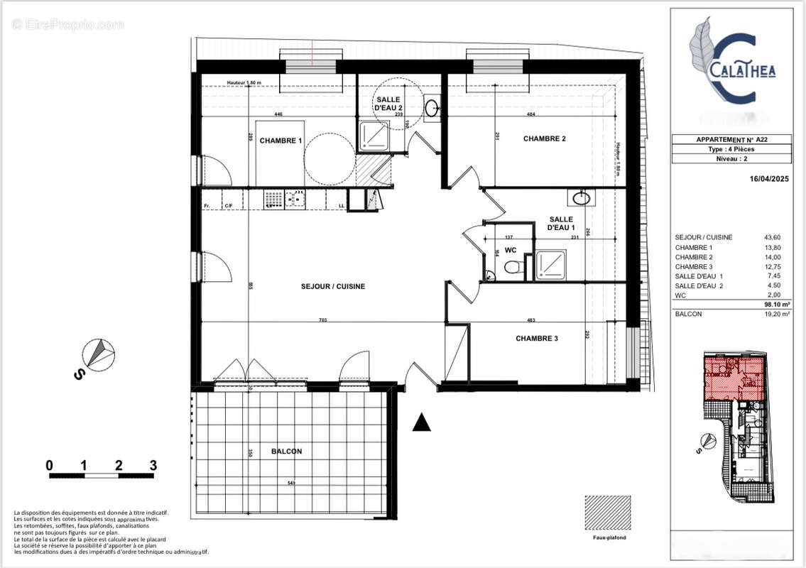 Appartement à VILLENEUVE-LOUBET
