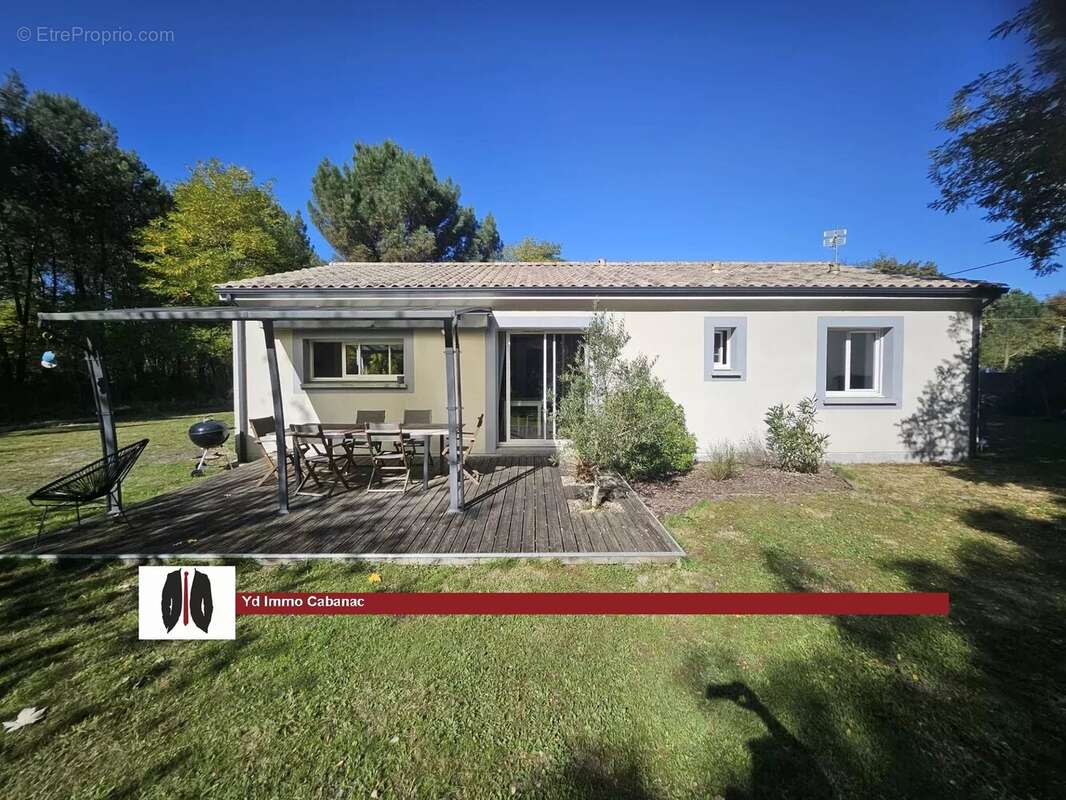 Maison à CABANAC-ET-VILLAGRAINS