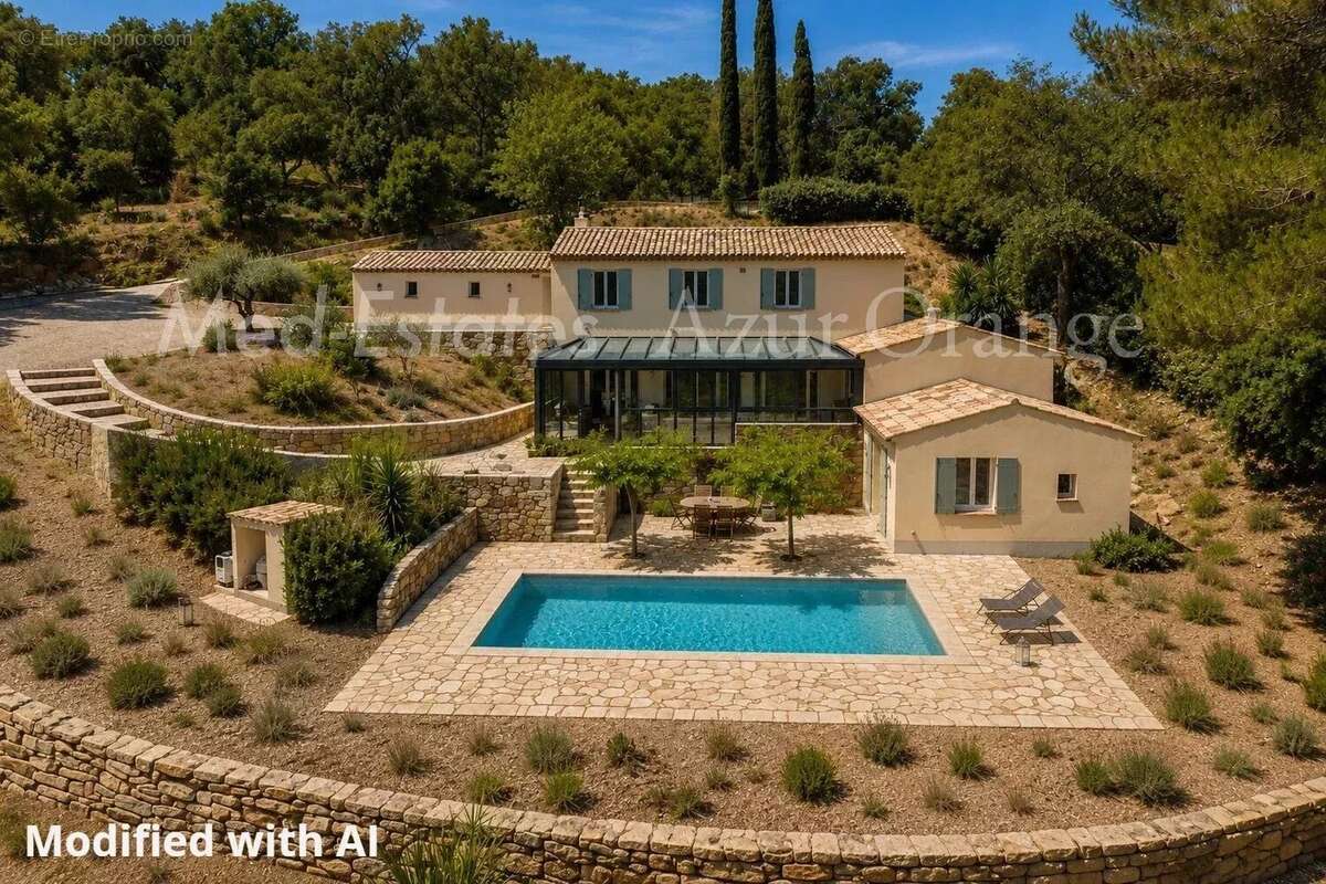 Calme et vues magnifiques à deux pas de Grimaud - photo 3