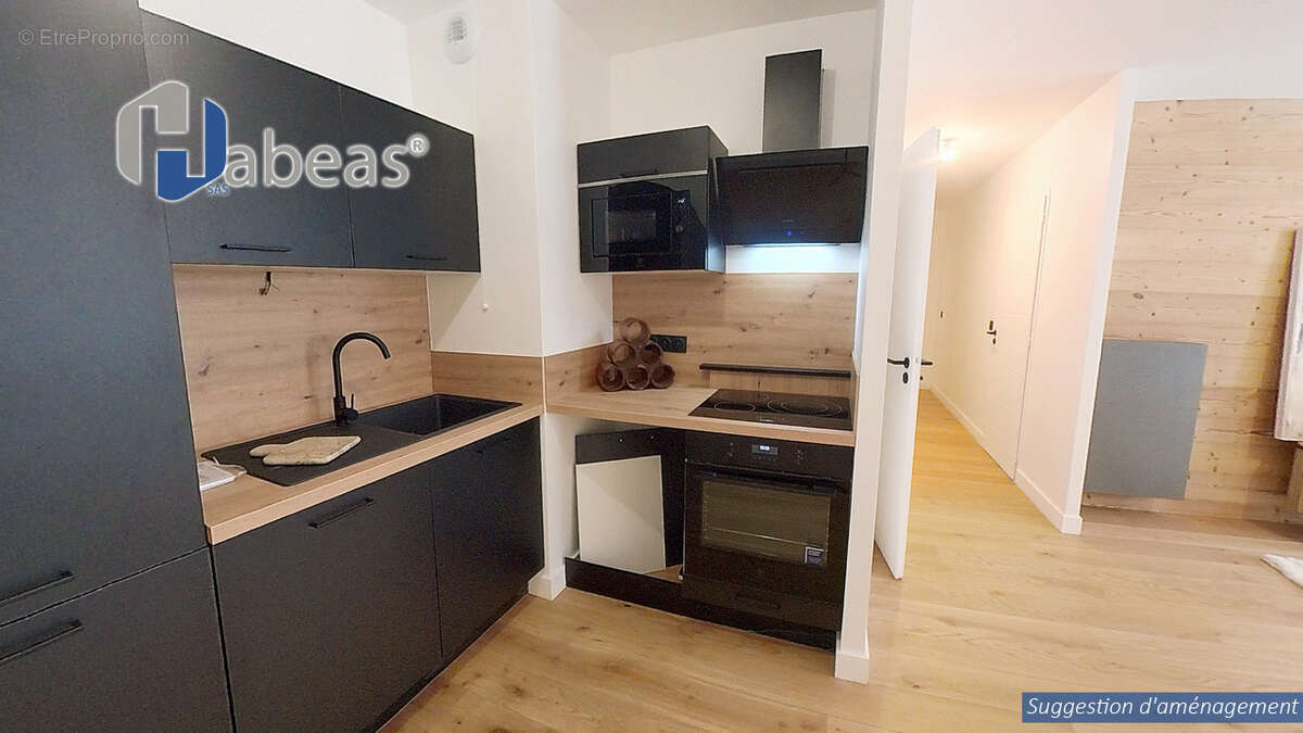 T2 avec 1 chambre et un Balcon de 16.31m², Un Casier à Ski, et un cellier - photo 9