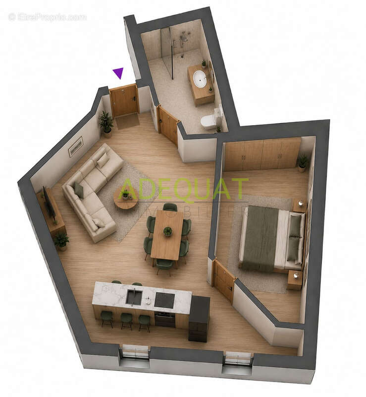 Appartement à LA TOUR-DU-PIN