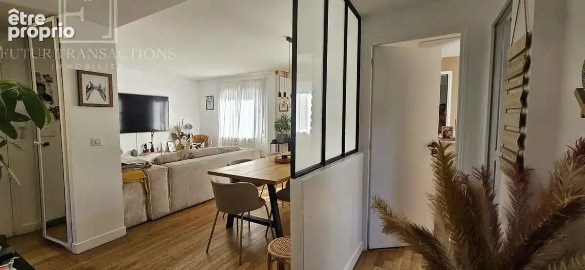 Colombes Centre-ville – appartement 5 pièces de 72 m² – double séjour – 3 chambres – cave. - photo 7