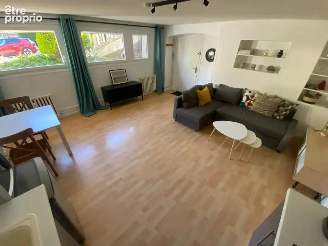 Rouen – Appartement 43m² rez-de-jardin  Meublé  LCD  Parking  126 000€ - photo 6