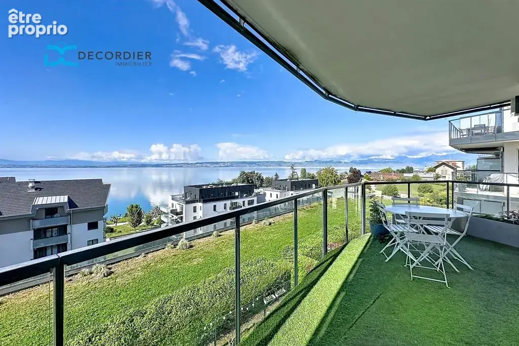 Evian centre gare t4 vue lac - photo 4