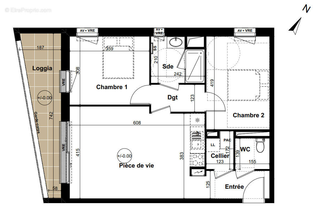 Appartement à MONTAIGU