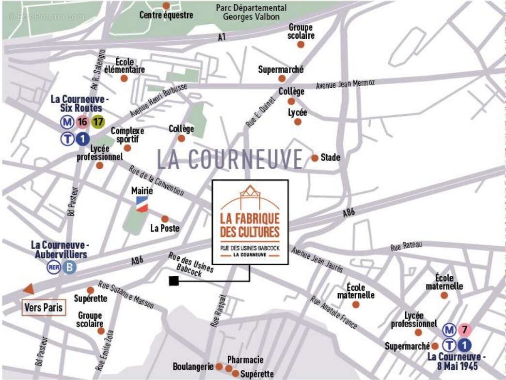 Appartement à LA COURNEUVE