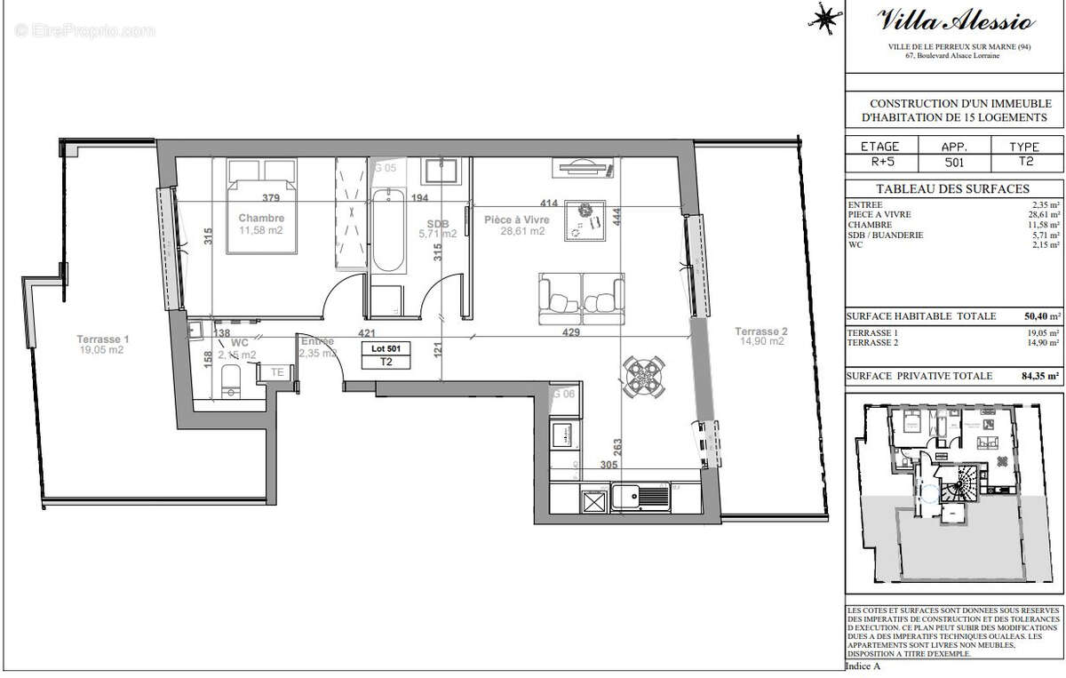 Appartement à LE PERREUX-SUR-MARNE