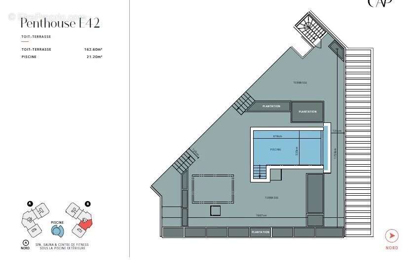 CAP D'ANTIBES -  Sous offre - Penthouse de 185m² dans résidence d'exception - E42 - photo 20