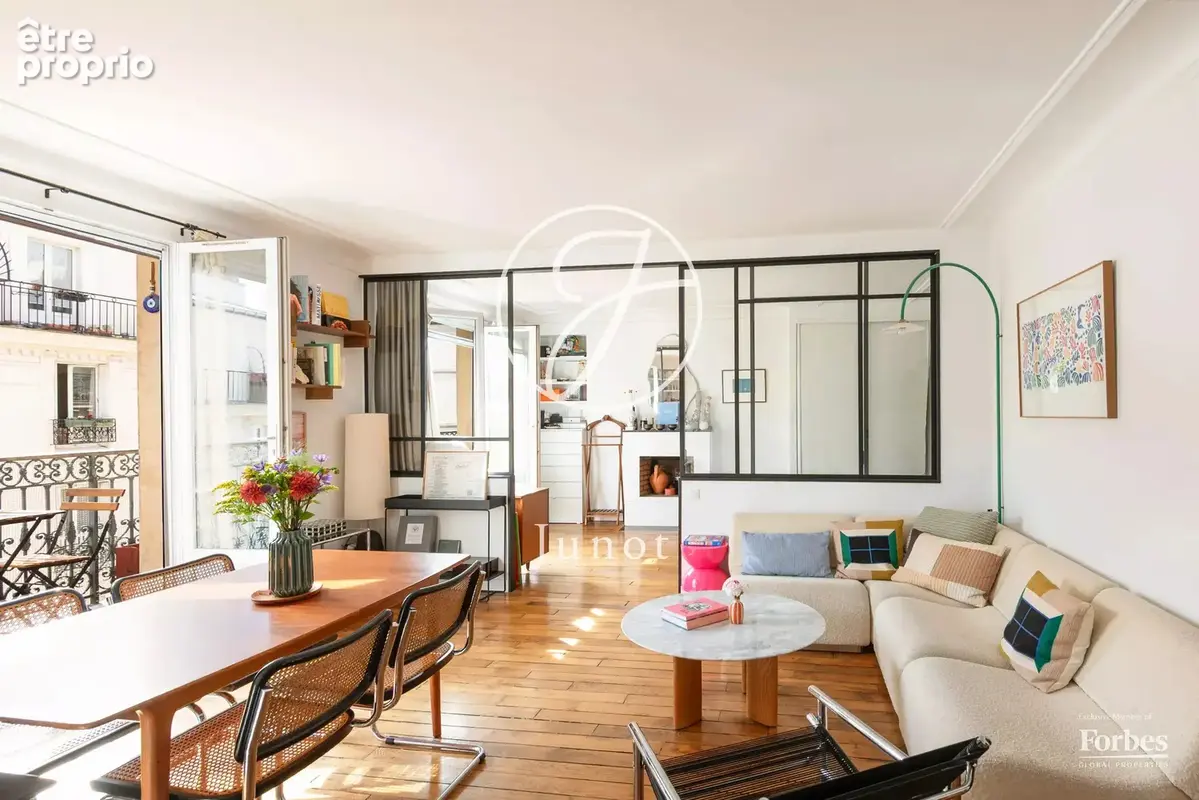 Paris 18e - JULES JOFFRIN / RUE HERMEL - Appartement - 3 pièces - 61.15m² Carrez - 2 chambres - Balcon - photo 5