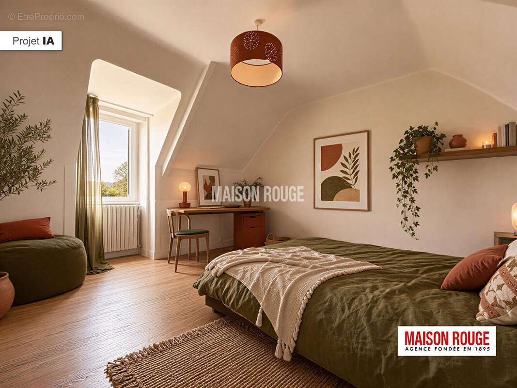 Maison de bourg en pierre à moderniser avec 5 chambres, jardin arboré et garage au coeur de Plourhan - photo 17