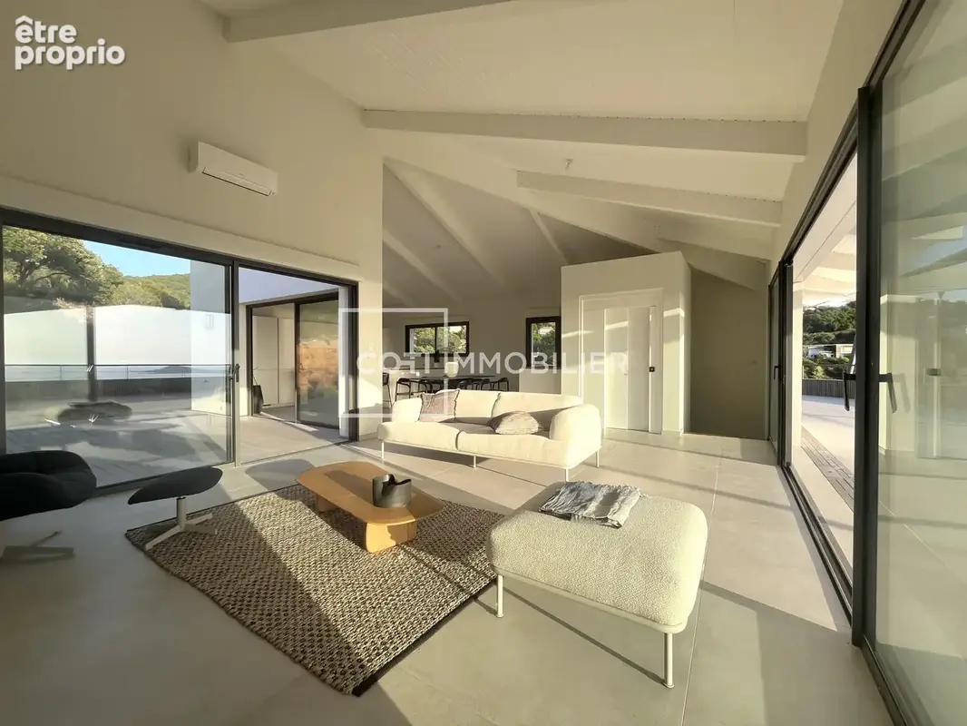 Rive sud du golfe d'ajaccio - villa d'architecte vue mer avec piscine et sauna - 380m2 - photo 6