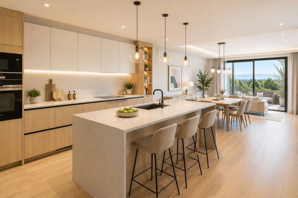 Appartement 2 pièces avec loggia et parking — Saint-Julien-en-Genevois, aux portes de Genève - photo 3