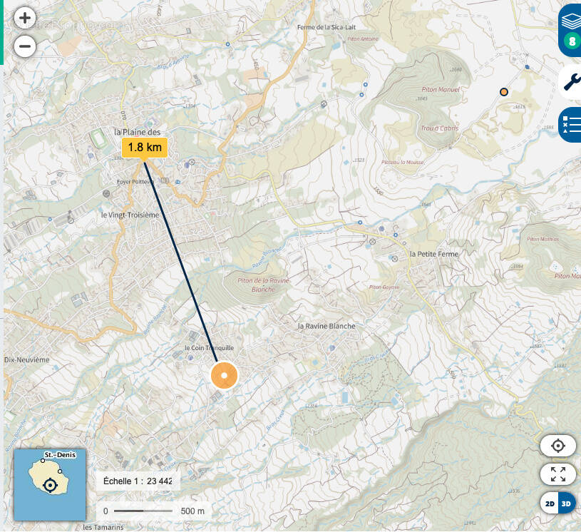 Terrain à LE TAMPON