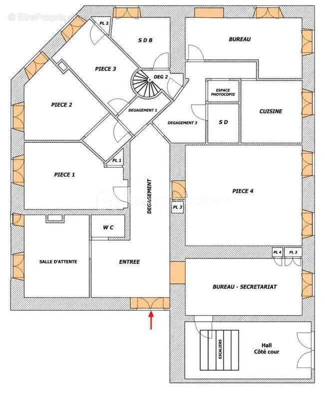 Nice centre – quartier des musiciens – local professionnel de 208 m² - photo 17