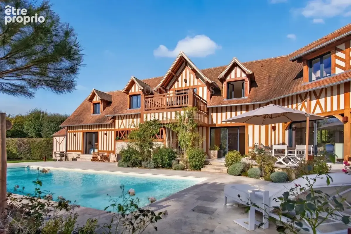 Vauville - deauville propriete jardin piscine - photo 31