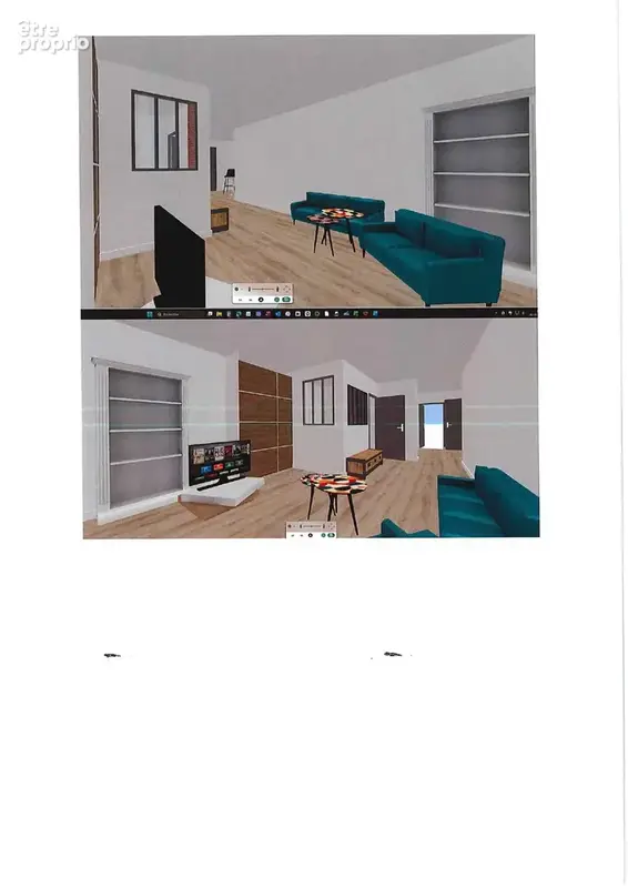 Studio - 38 m2 - 1 Place de parking privative - - photo 3
