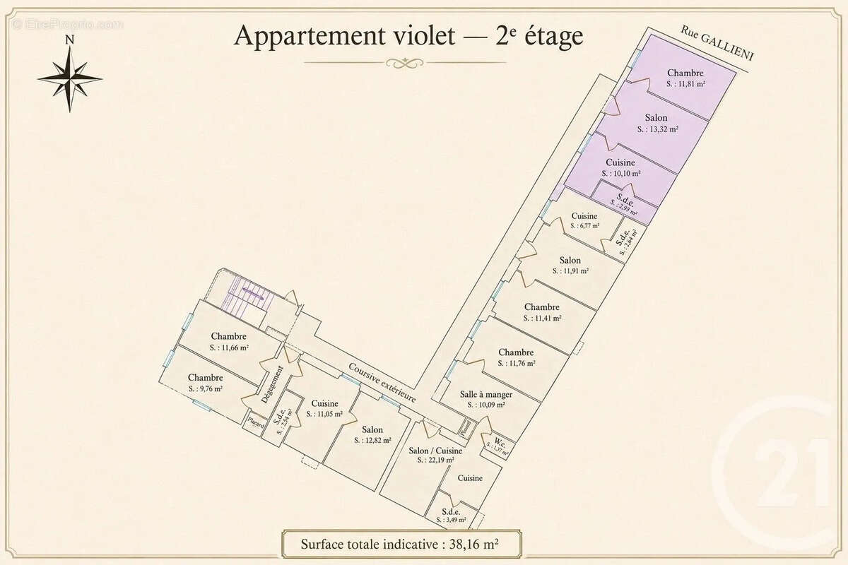 Appartement à BEAULIEU-SUR-MER