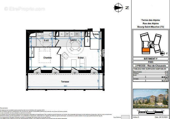 Appartement à BOURG-SAINT-MAURICE