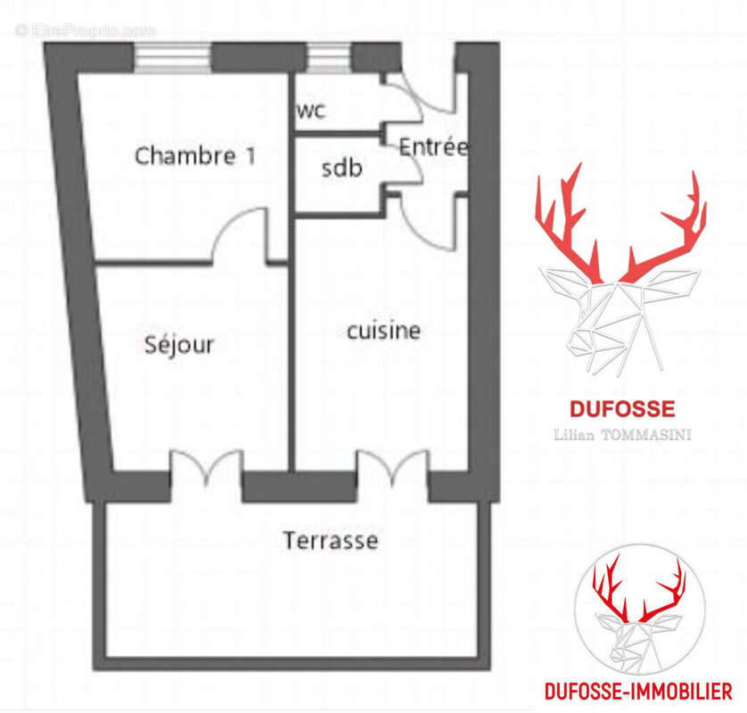 T2 dernier étage avec terrasse 14 m² - photo 14