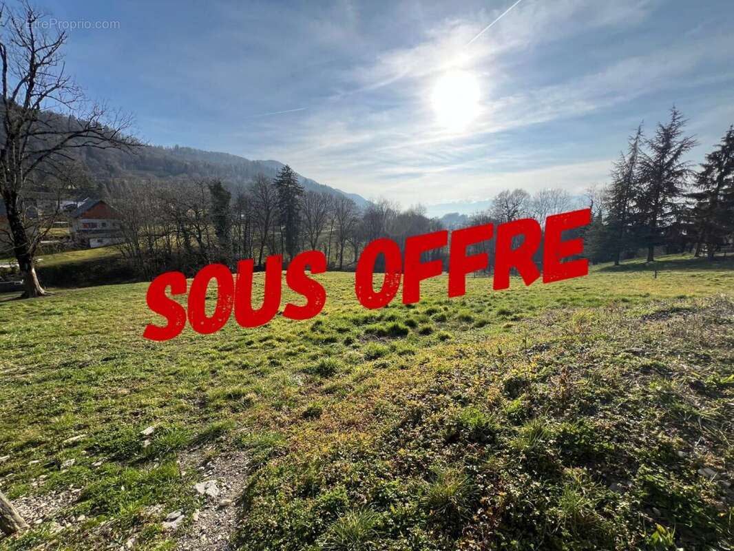 Terrain à VILLARD-D'HERY