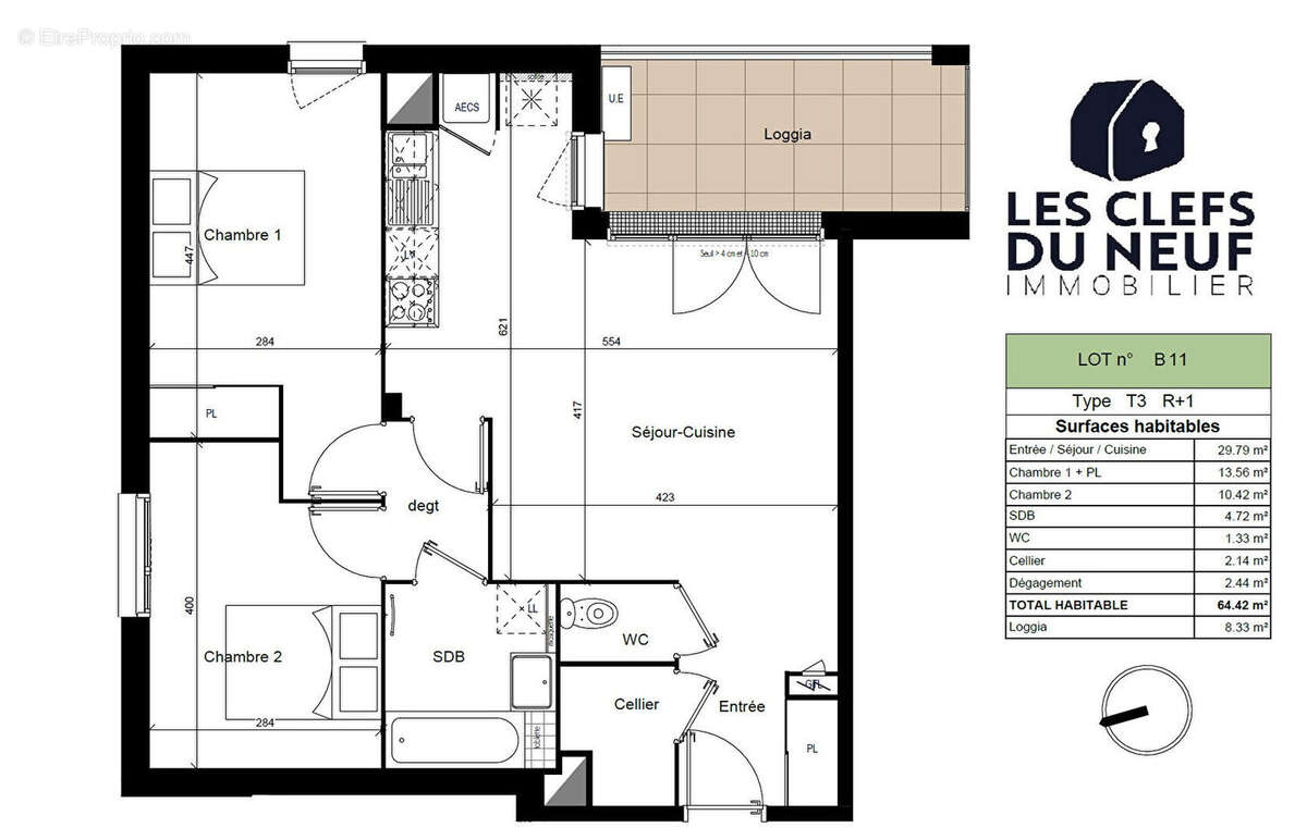 Appartement à BRAX
