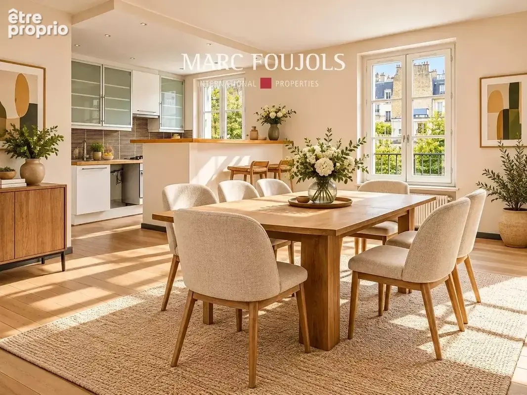 Paris XVII. Villa des Ternes. Appartement avec terrasse. - photo 6