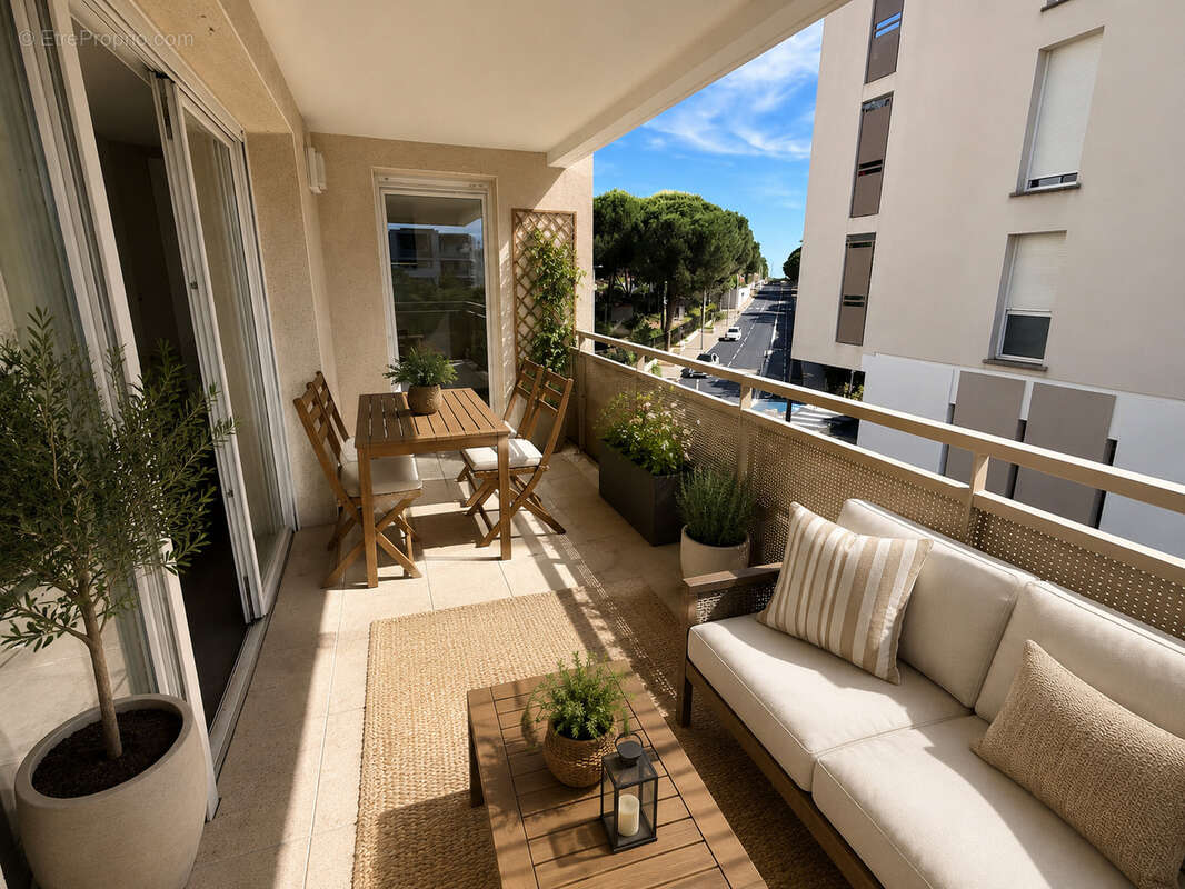 Montpellier- quartier les grisettes  - appartement t2 - photo 2