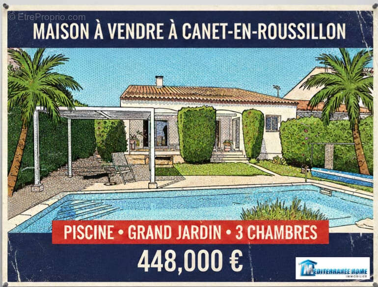 Maison à CANET-EN-ROUSSILLON