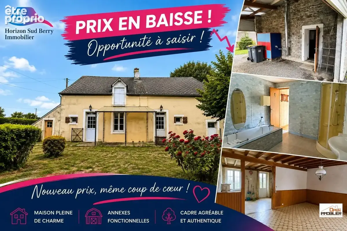 Photo Maison à Saint-Saturnin au prix de 54 000€