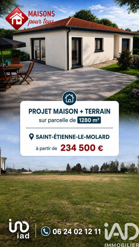 Photo 1 - Terrain à SAINT-ETIENNE-LE-MOLARD