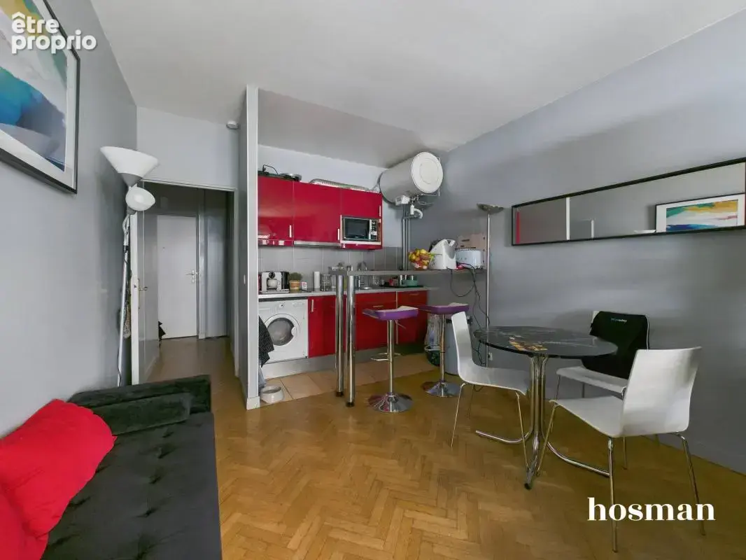 Studio meublé de 29 m² - Quartier Gambetta - Rue de la Cour des Noues, Paris 20e - photo 4