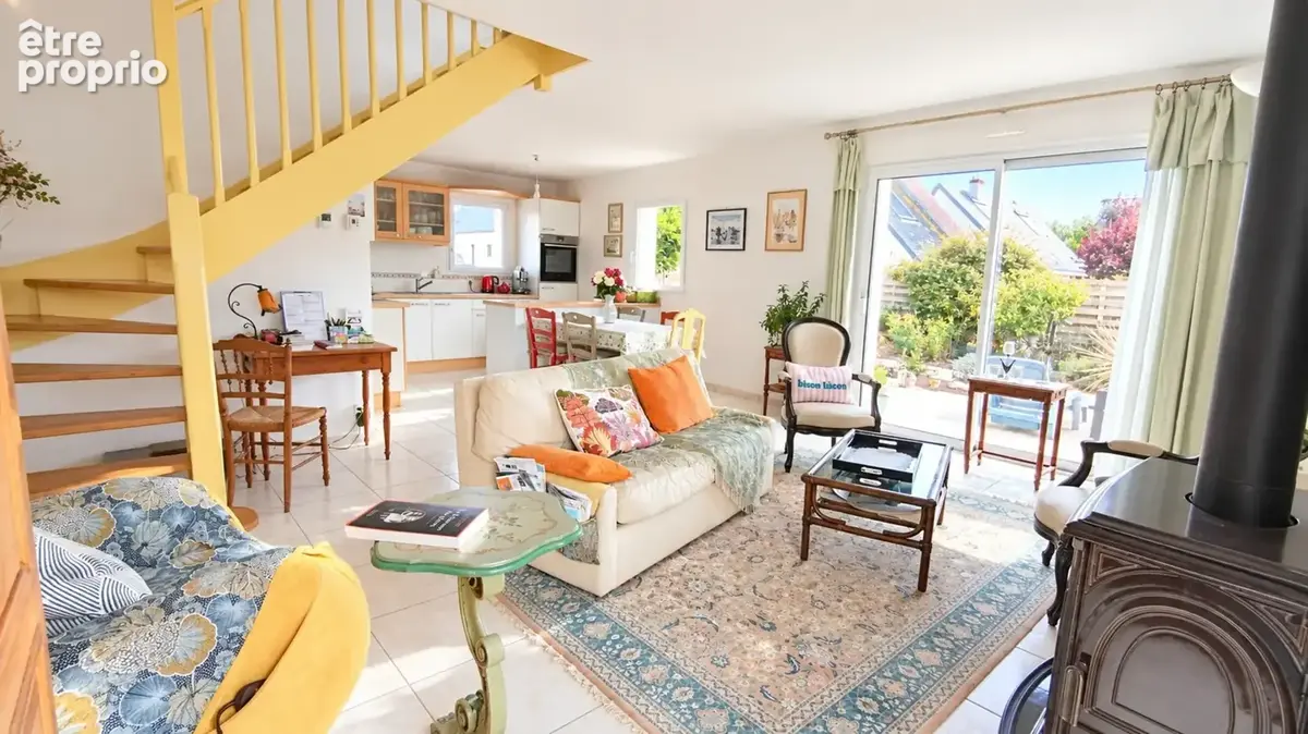 Maison à vendre 3 pièces GUILVINEC (29) en excellent état, au calme, beau jardin avec extension possible - photo 5