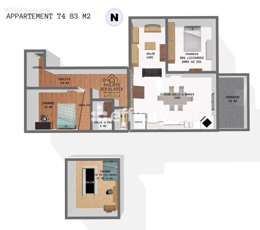 Appartement à LARAGNE-MONTEGLIN