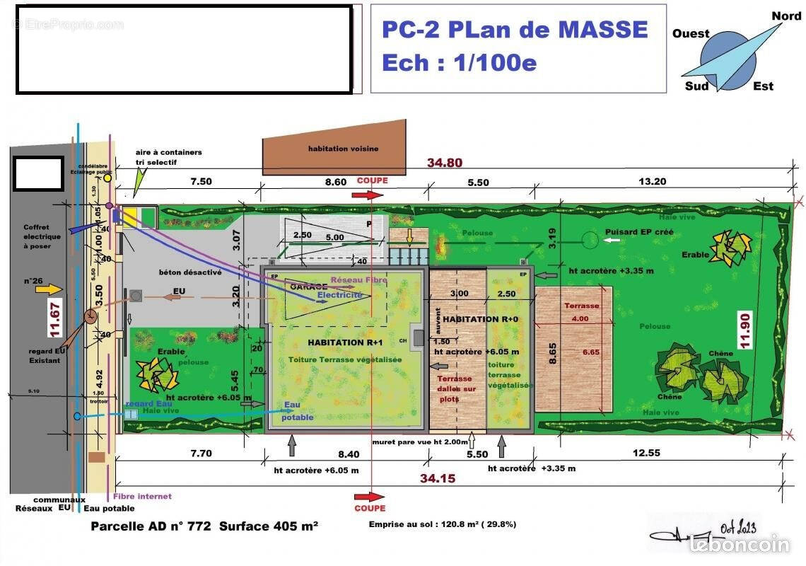 Terrain à PRECY-SUR-OISE