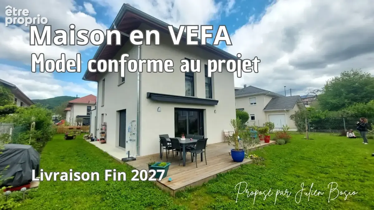 Dpt Savoie (73), à vendre ALBENS maison VEFA P5 de 108,45 m² - photo 5
