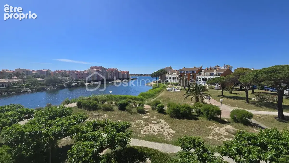 *** le barcares - appartement 2 pieces - vue etang *** - photo 2