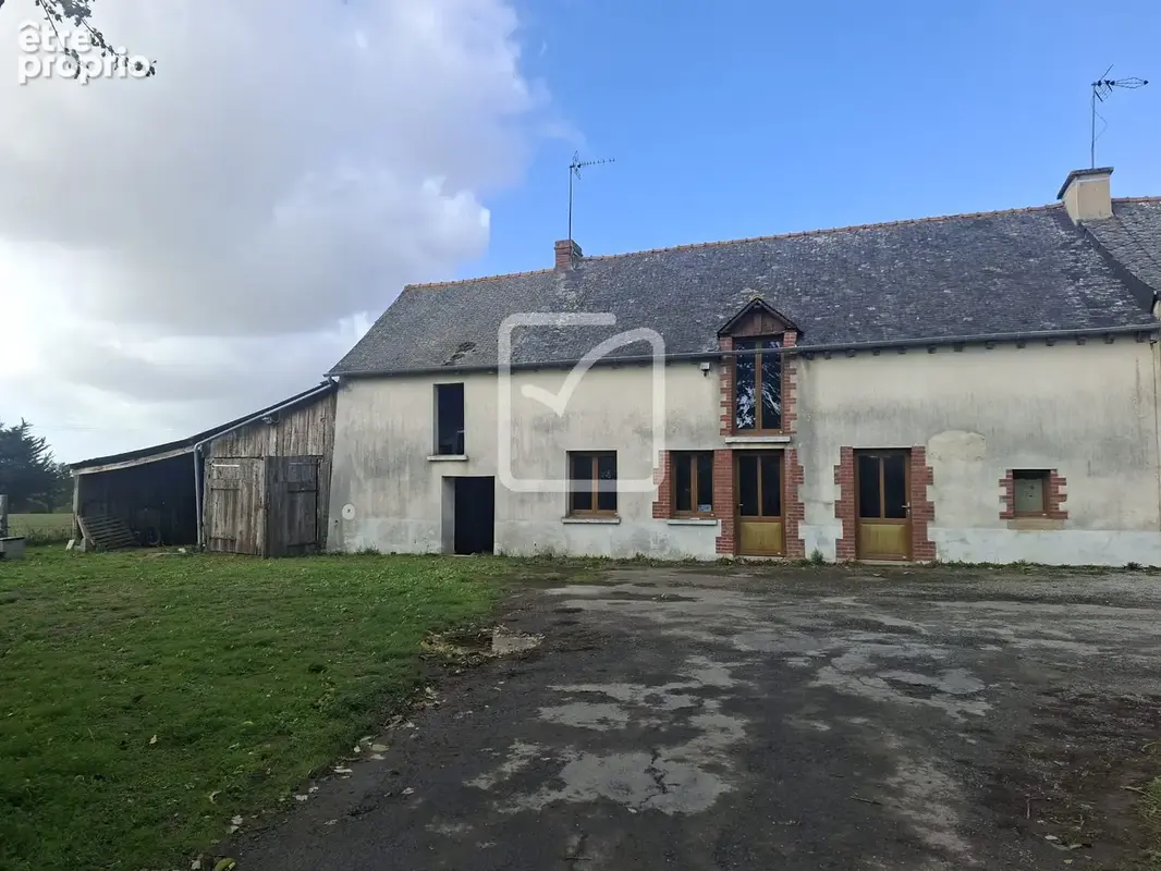 Longère 9 pièces, 6 chambres sur 3088 m2 de terrain clos. Saint-Brieuc De Mauron - photo 22