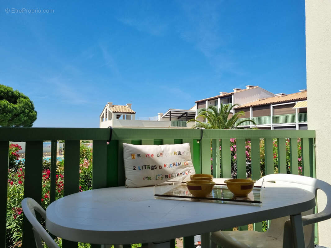 A vendre - gruissan - charmant studio coin cabine - 4 couchages - piscine - belle vue - photo 11