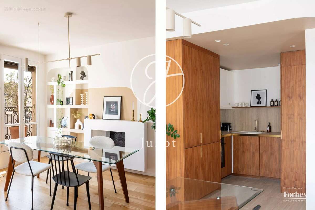 Paris 9e - BLANCHE - Appartement - 3 pièces - 70,06m² Carrez - 69,63m² au sol - 1 chambre - 1 bureau -  Balcon filant - photo 5