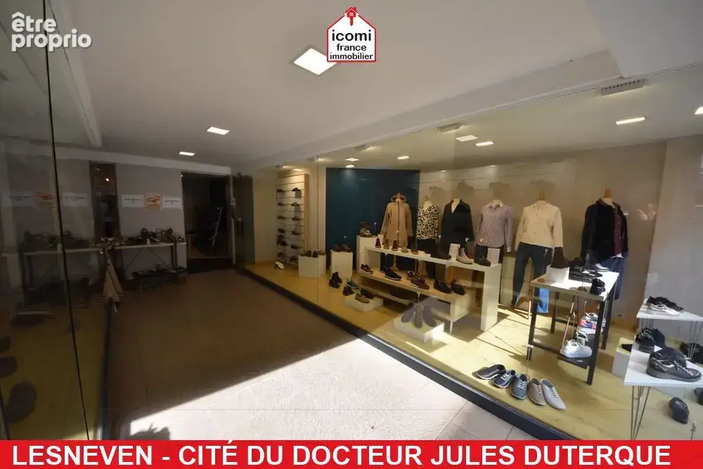 Finistere - lesneven (29260) - a vendre - locaux commerciaux avec vitrine - reserve - bureau - atelier - jardin - beau potentiel - photo 5